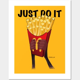 JUST DO IT FASTFOOD Posters and Art